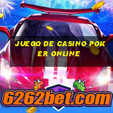 juego de casino poker online