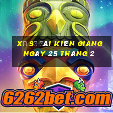 xổ số đài kiên giang ngày 25 tháng 2