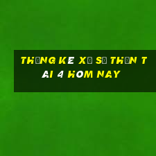 Thống kê xổ số thần tài 4 hôm nay