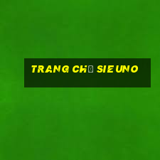 trang chủ sieuno