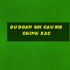 du doan soi cau mb chinh xac