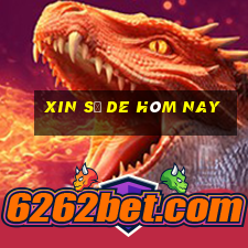 xin số de hôm nay