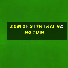 xem xổ số thứ hai hàng tuần