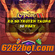 xo so truyen thong 30 ngay