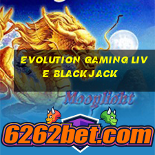 evolution gaming live blackjack