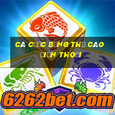 cá cược bằng thẻ cào điện thoại