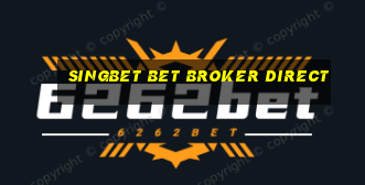 singbet bet broker direct