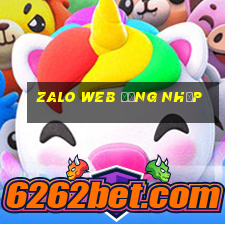 zalo web đăng nhập