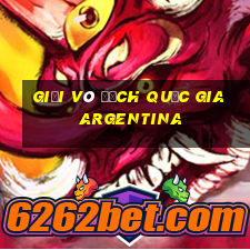 giải vô địch quốc gia argentina