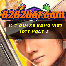 kết quả XS Keno Vietlott ngày 3