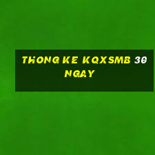 thong ke kqxsmb 30 ngay