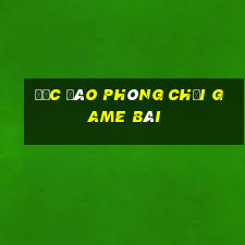 Độc đáo phòng chơi game bài