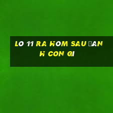 lô 11 ra hôm sau đánh con gì