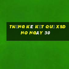 THỐNG KÊ KẾT QUẢ XSDNO ngày 30