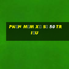 Phần mềm xổ số 50 triệu