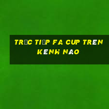 trực tiếp fa cup trên kênh nào