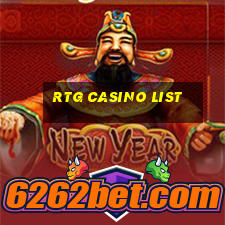 rtg casino list