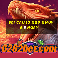 soi cau lo kep khung 5 ngay