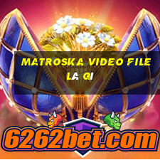 matroska video file là gì