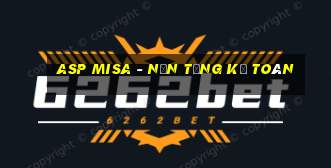 asp misa - nền tảng kế toán