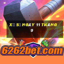 xổ số ngày 11 tháng 9