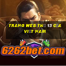 Trang web thứ 13 của Việt nam