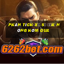 Phân tích xổ số Đắk Nông Hôm qua