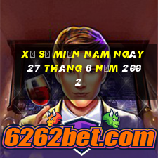 xổ số miền nam ngày 27 tháng 6 năm 2002