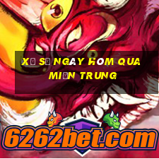 xổ số ngày hôm qua miền trung