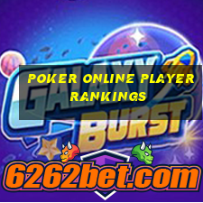 poker online player rankings