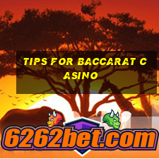 tips for baccarat casino