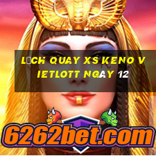 Lịch quay XS Keno Vietlott ngày 12