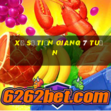 xổ số tiền giang 7 tuần