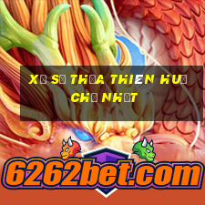 xổ số thừa thiên huế chủ nhật