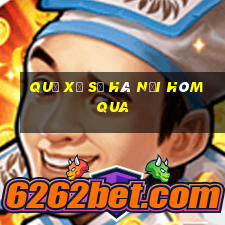 quả xổ số hà nội hôm qua