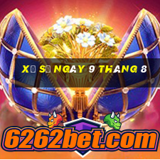 xổ số ngày 9 tháng 8