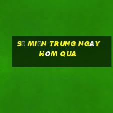 số miền trung ngày hôm qua