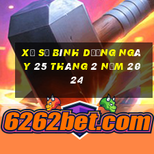 xổ số bình dương ngày 25 tháng 2 năm 2024