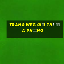 Trang web giải trí địa phương