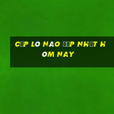 cặp lô nào đẹp nhất hôm nay