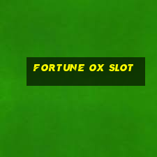 fortune ox slot