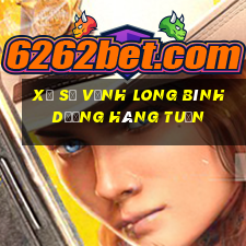 xổ số vĩnh long bình dương hàng tuần