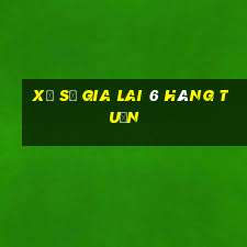 xổ số gia lai 6 hàng tuần