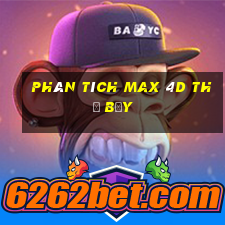 phân tích Max 4D thứ bảy