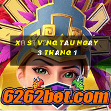 xổ số vũng tàu ngày 3 tháng 1