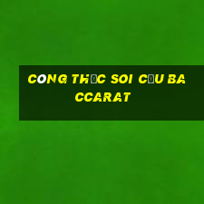 công thức soi cầu baccarat