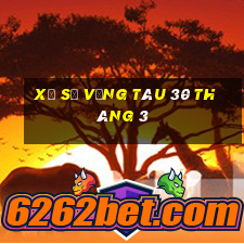 xổ số vũng tàu 30 tháng 3