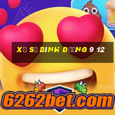 xổ số bình dương 9 12