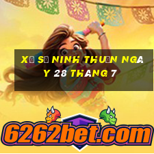 xổ số ninh thuận ngày 28 tháng 7