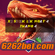 xổ số đắk lắk ngày 4 tháng 4